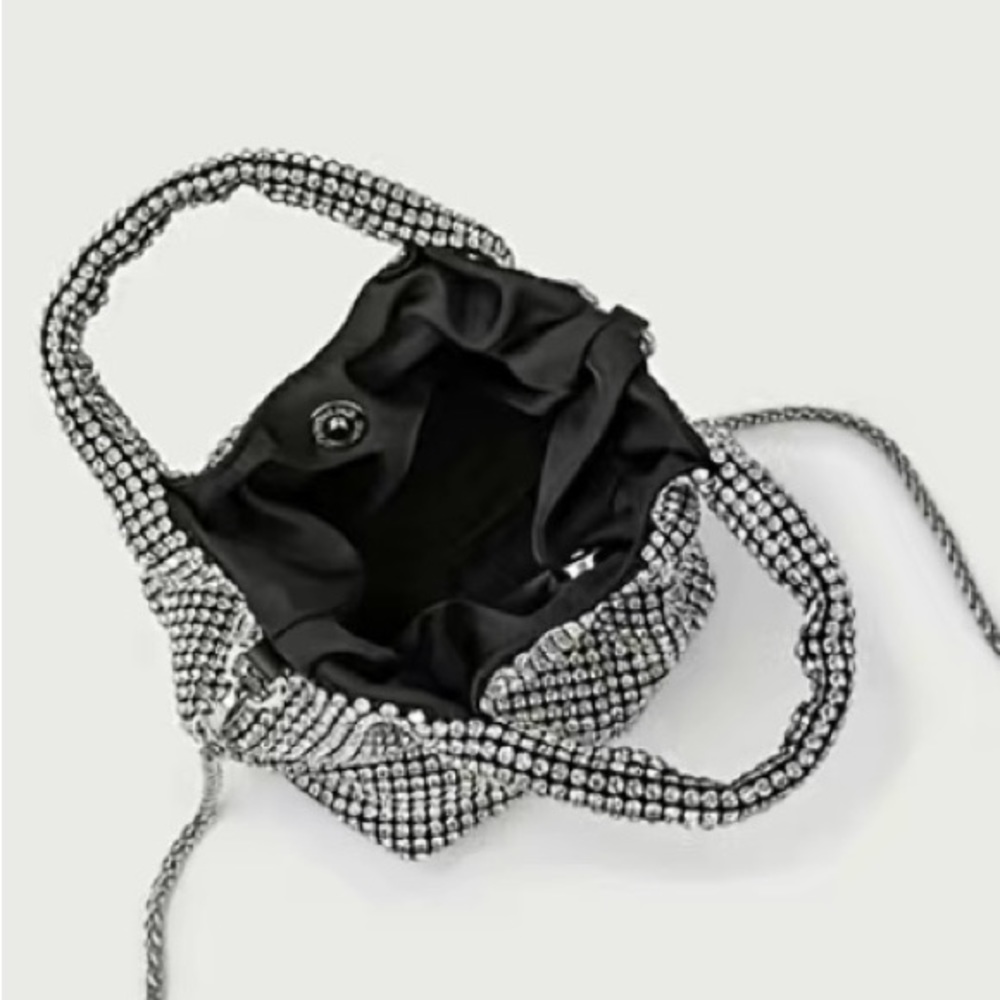 Sliver Rhinestone Bag/Crossbody - Picture 9 of 16